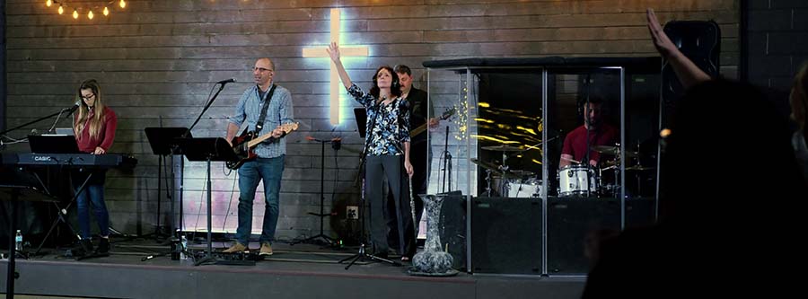 Sunday worship service beginning of new year